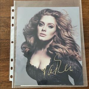 Adele Signed 8x10 photo with COA